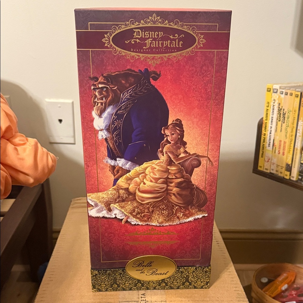 Disney Fairytale Collection Belle and Beast in Red and Gold